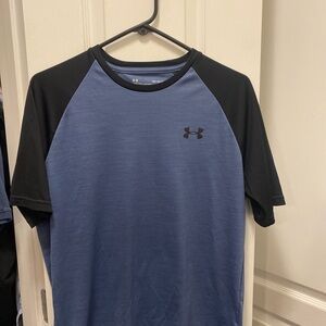 Under Armour Blue and Black Raglan T-Shirt